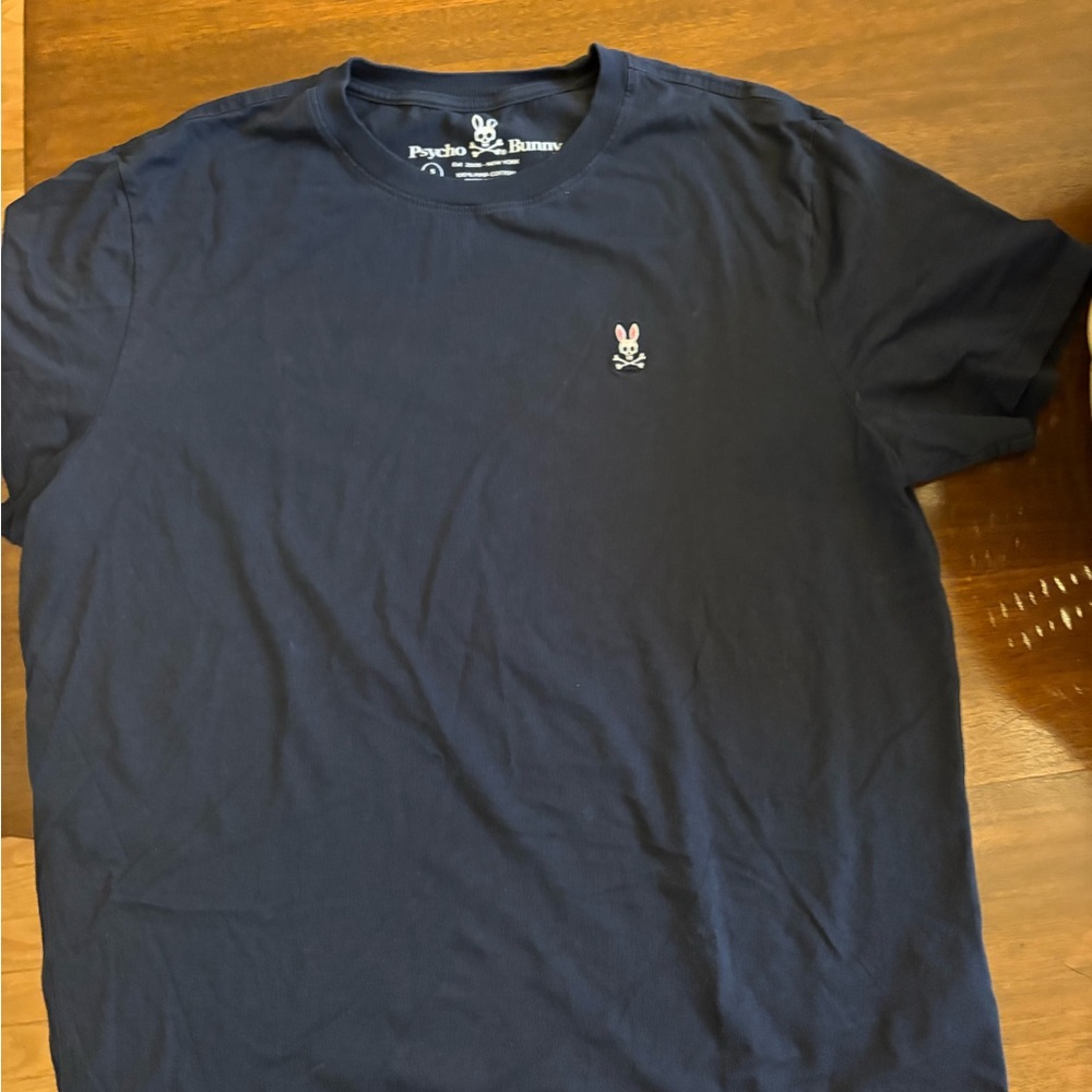 Psycho Bunny Men's Black Short Sleeve Tee